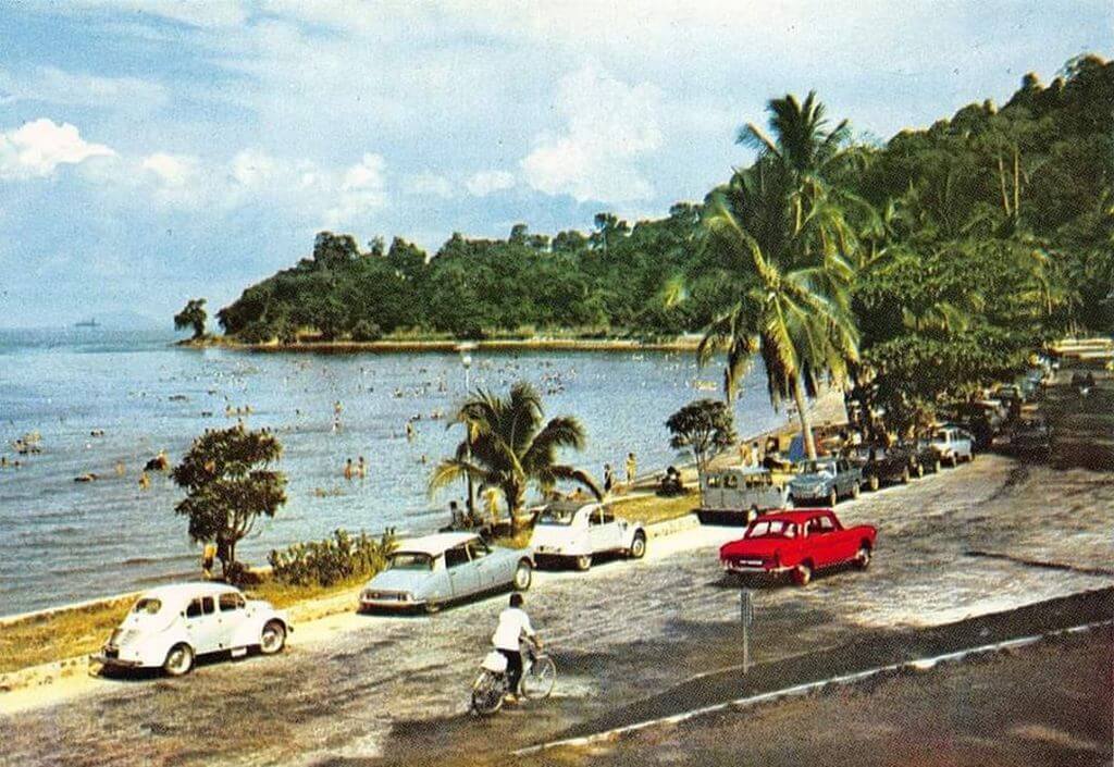 Kep Beach Strandpromenade in den 50er/60er-Jahren