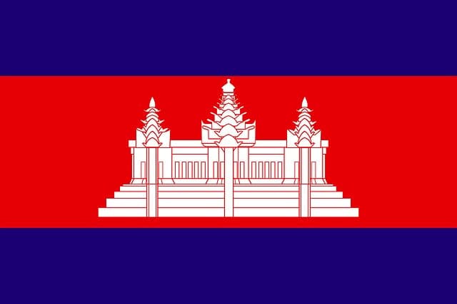 Kambodschanische Nationalflagge
