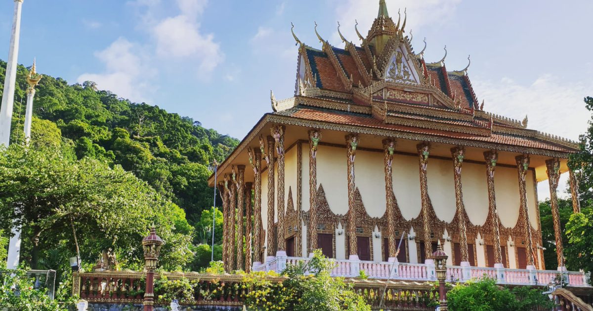 Buddhistischer Tempel in Kep, Kambodscha