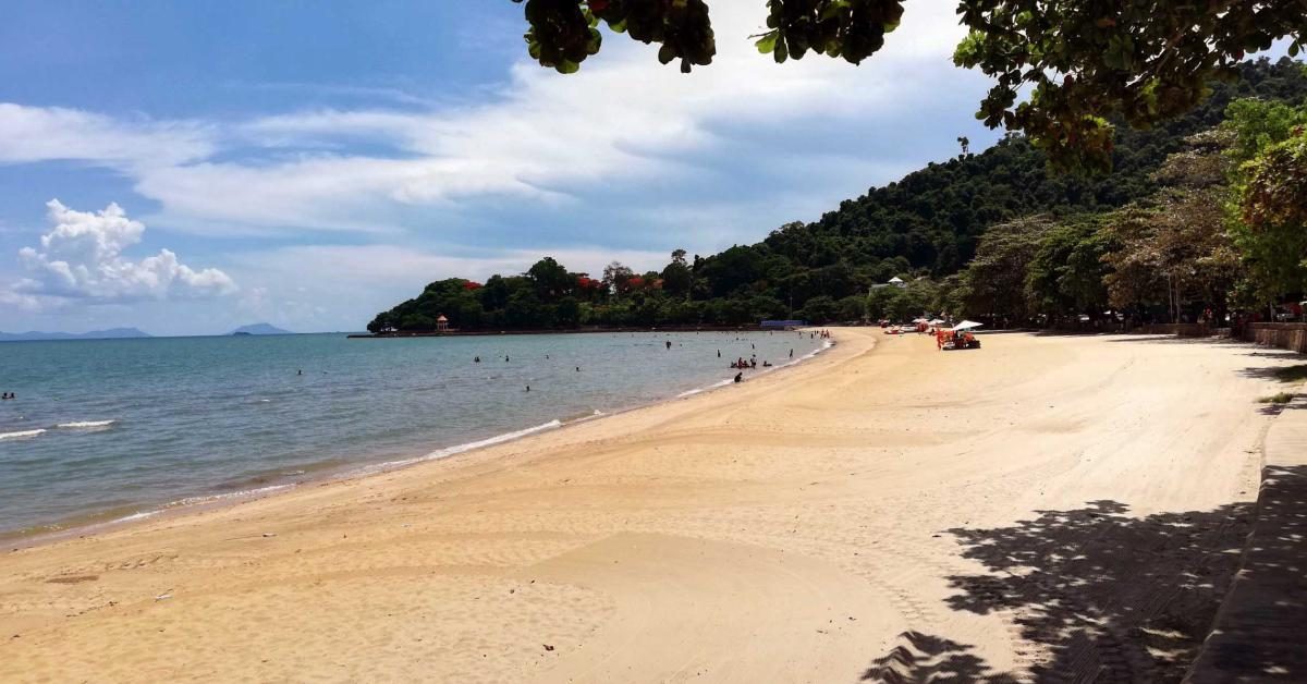 Der Strand im Küstenort Kep, Kambodscha.